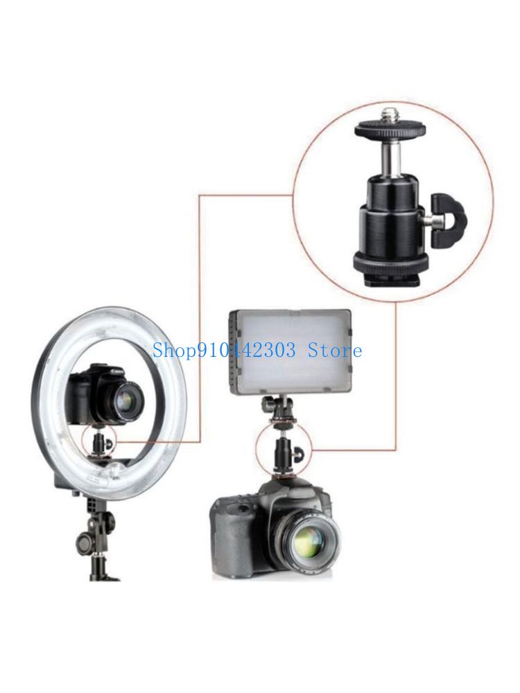 Photography Lighting Mount - 652F Metal Ball Head Hot Shoe