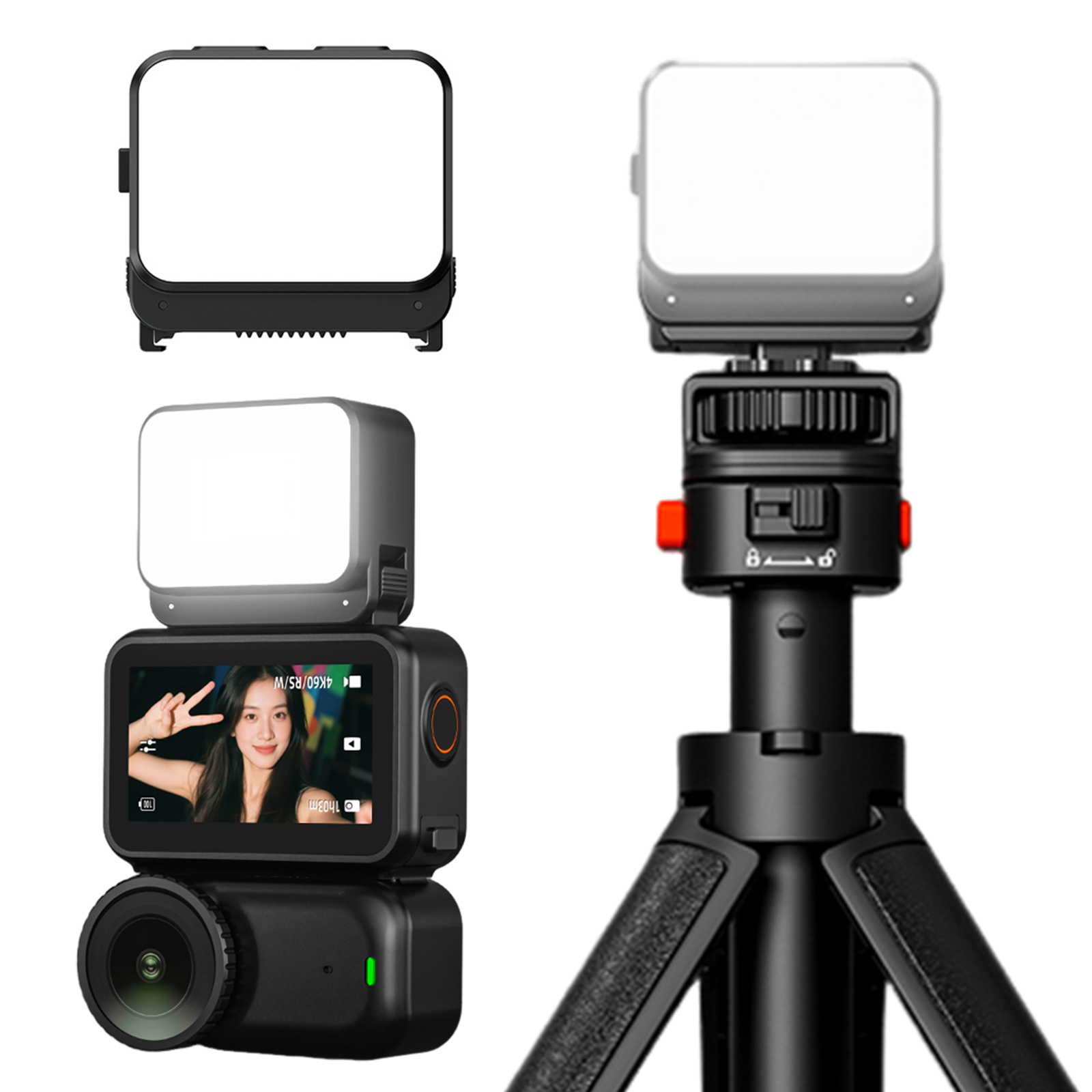 Photography Lighting Set - Mini Photography Vlogging Light 3 Color
