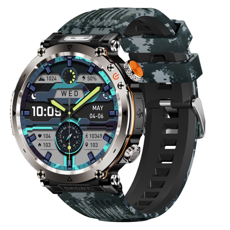 Flashlight Smart Watch Men BT  - Photography Lighting Assistant incelemesi ve fiyatı