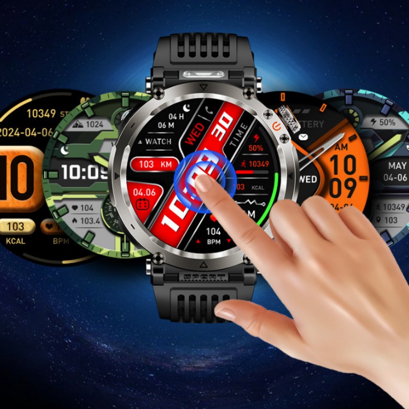 Flashlight Smart Watch Men BT  - Photography Lighting Assistant incelemesi ve fiyatı