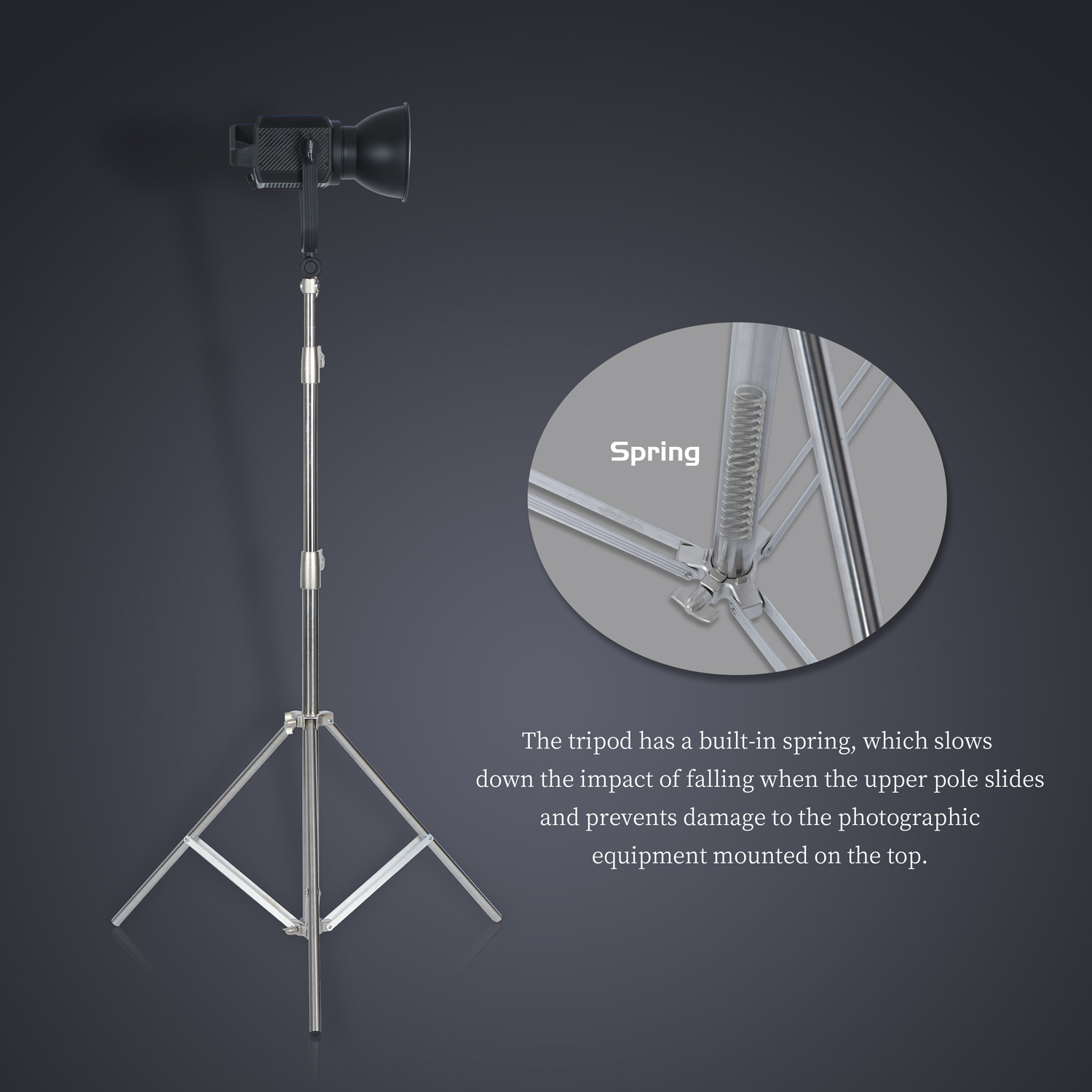 SH 2.8M Stainless Steel Light  - Photography Lighting Mount incelemesi ve fiyatı