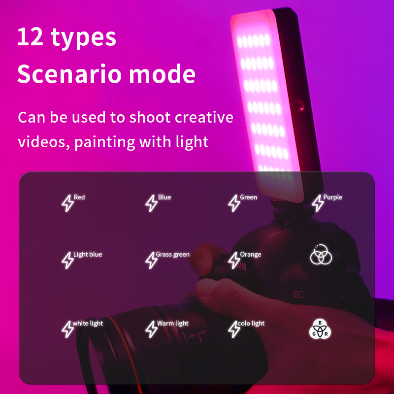RGB Video Light Portable LED C - Photography Lighting With Umbrella incelemesi ve fiyatı