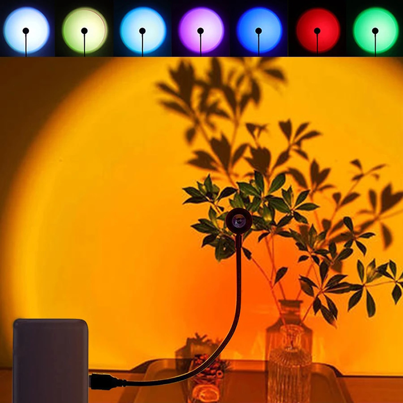 LED USB Sunset Lamp Projector  - Photography Lighting Wall incelemesi ve fiyatı