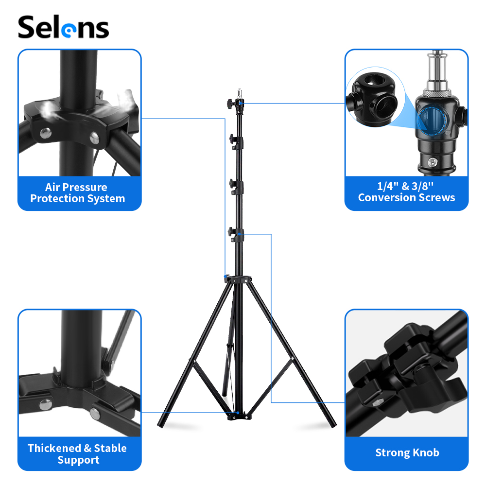 Selens 2.2~3.95M Light Stand w - Photography Lighting Softbox incelemesi ve fiyatı