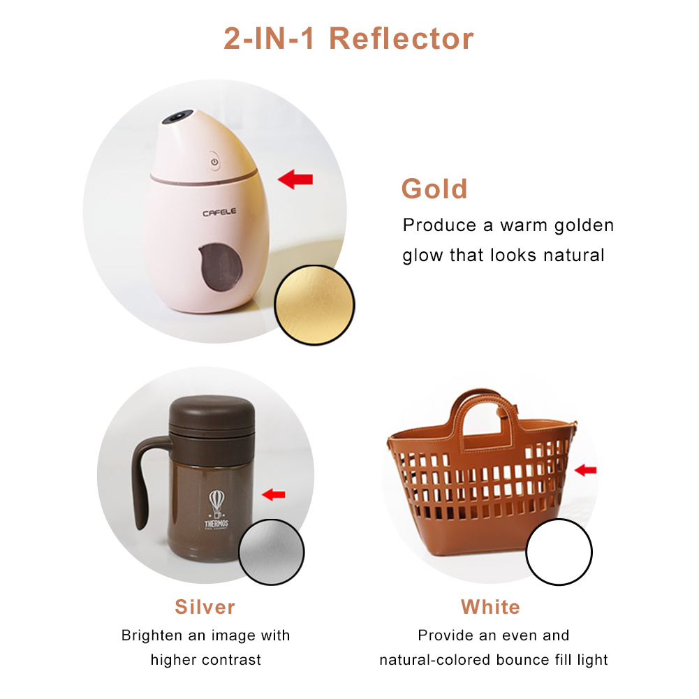 2in1 Round Portable Reflector  - Photography Lighting Reflectors incelemesi ve fiyatı