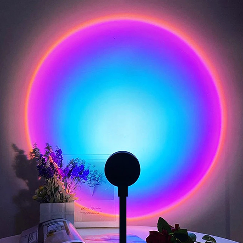 1-4pcs Sunset Lamp LED Rainbow - Photography Lighting Wall incelemesi ve fiyatı