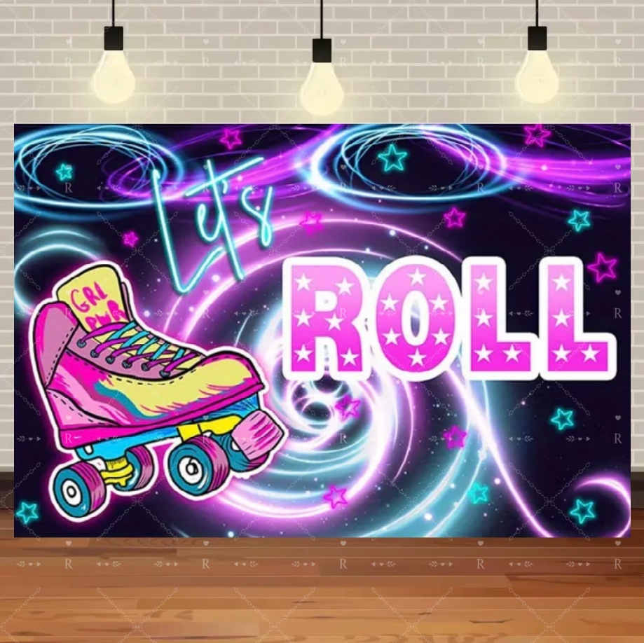 Roller Skating Shoes Theme Bir - Photography Lighting Backdrop incelemesi ve fiyatı