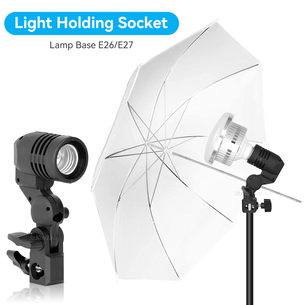 2PCS/1PC E27 Single Head Bulb  - Photography Lighting Umbrella incelemesi ve fiyatı