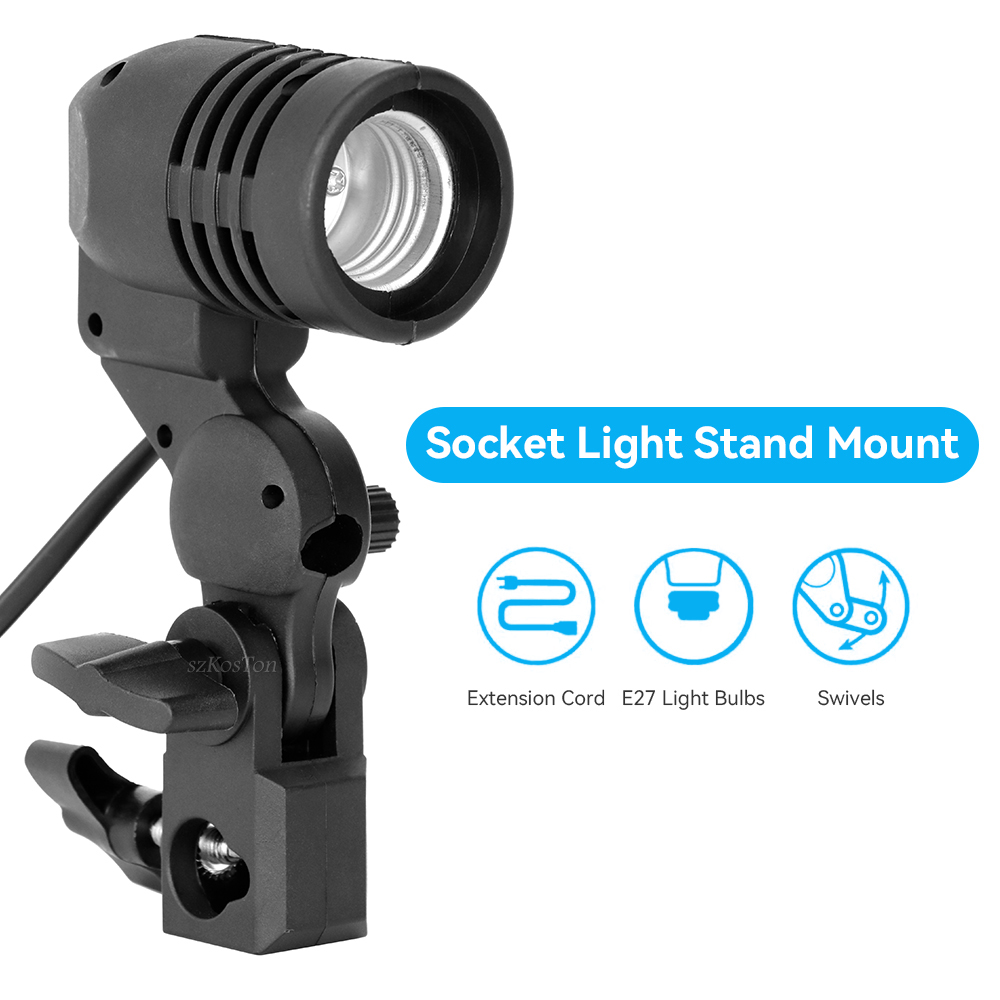 2PCS/1PC E27 Single Head Bulb  - Photography Lighting Umbrella incelemesi ve fiyatı