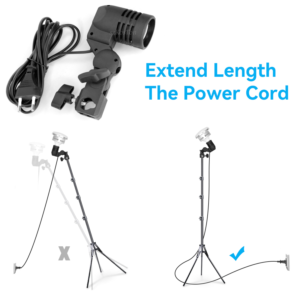 2PCS/1PC E27 Single Head Bulb  - Photography Lighting Umbrella incelemesi ve fiyatı