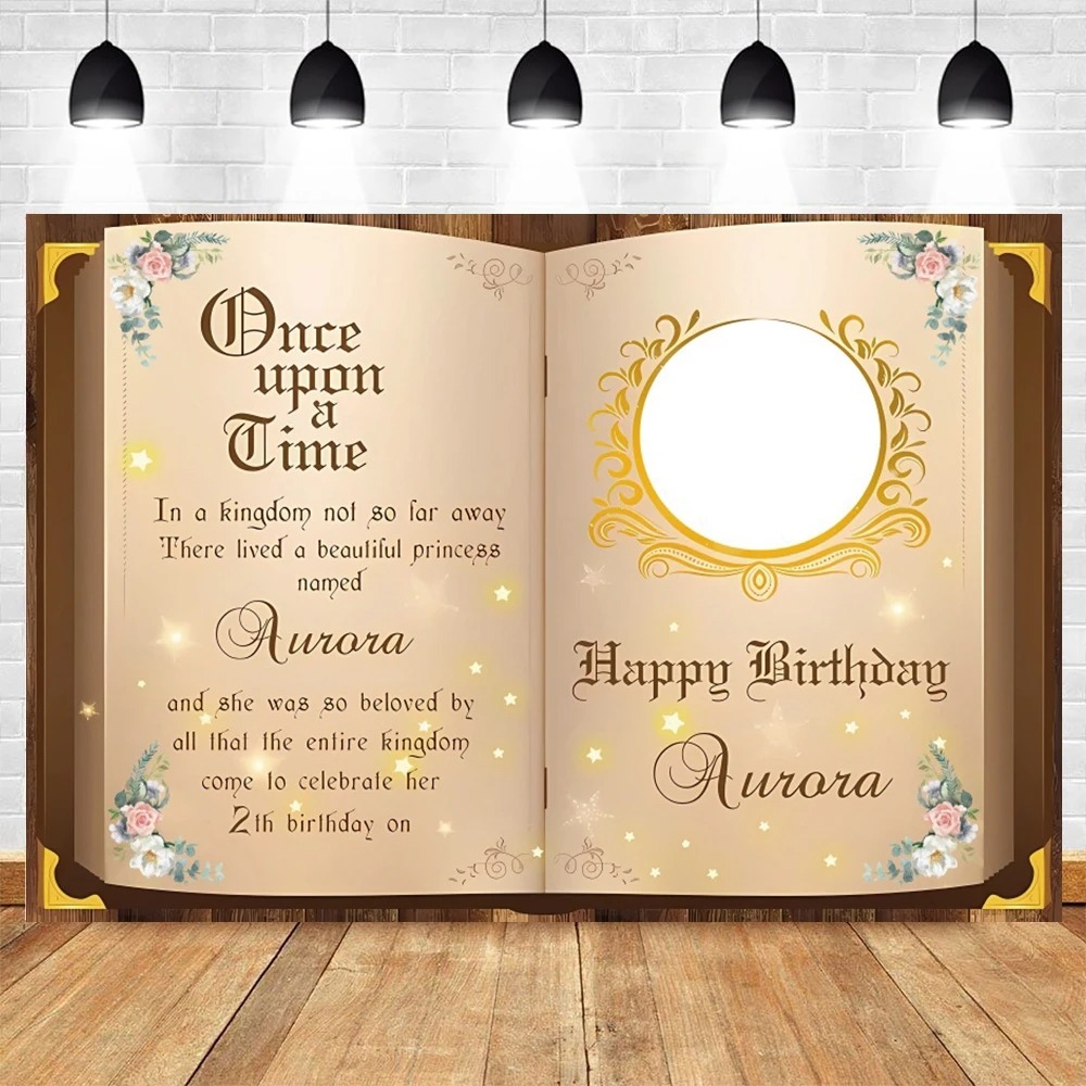 Fairy Tale Book Birthday Weddi - Photography Lighting Backdrop incelemesi ve fiyatı