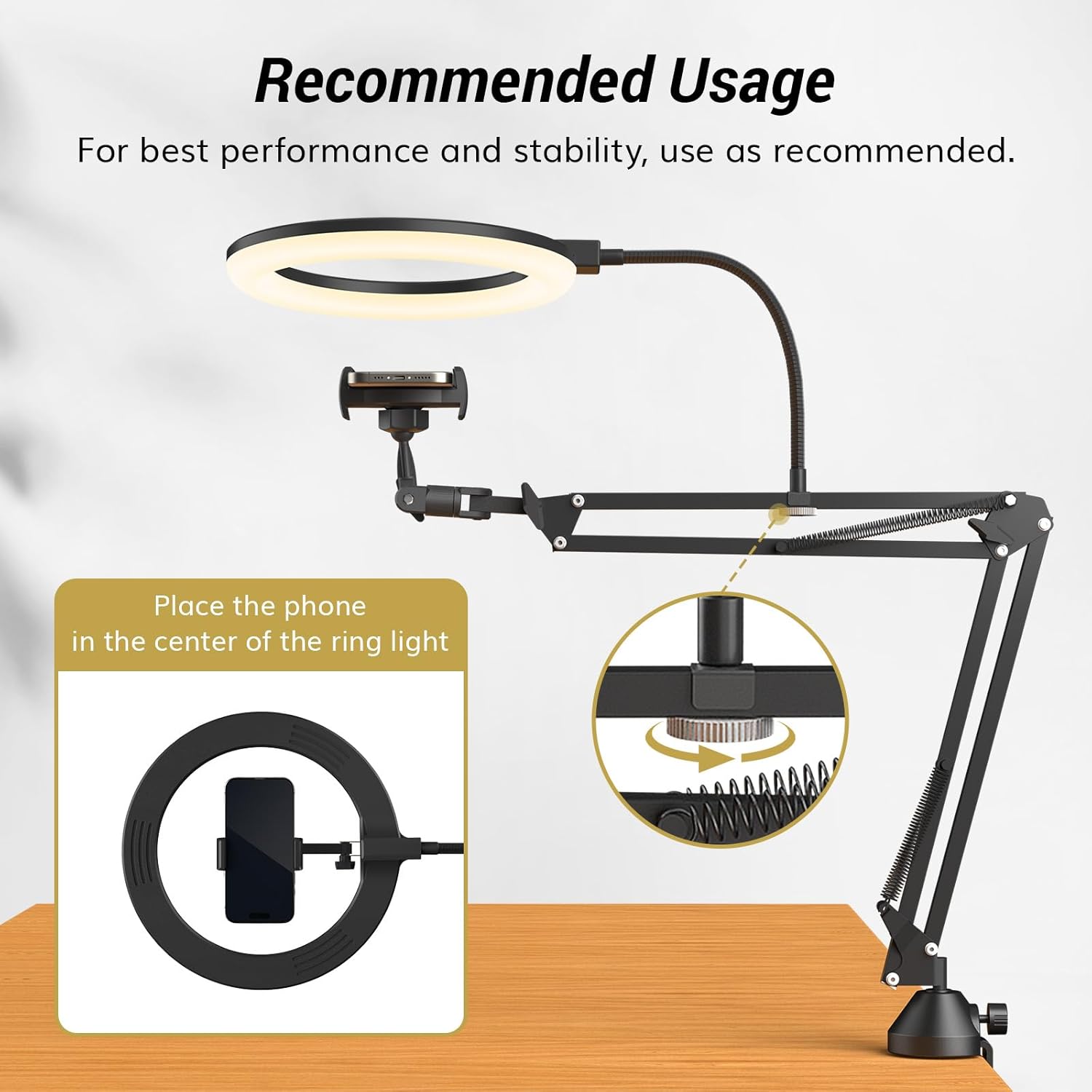Ring Light with Stand and Phon - Photography Lighting With Umbrella incelemesi ve fiyatı