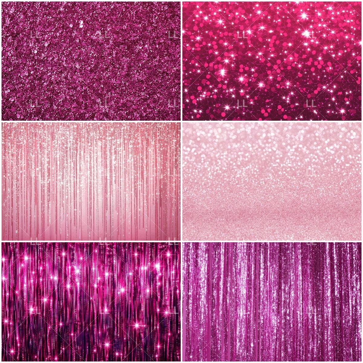 Pink Shimmer Wall Glitters Seq - Photography Lighting Wall incelemesi ve fiyatı