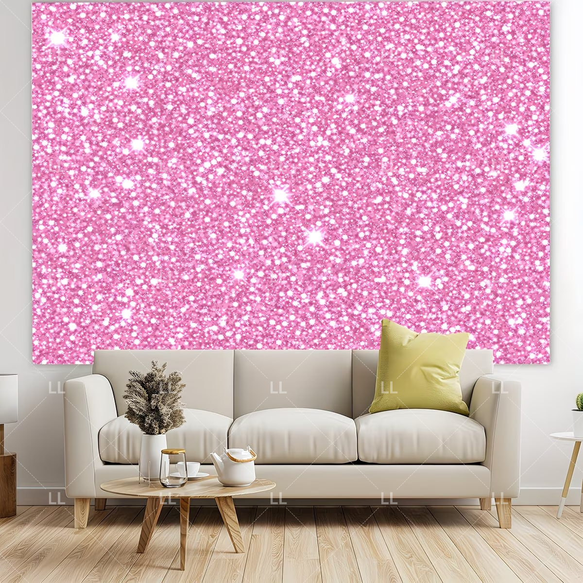Pink Shimmer Wall Glitters Seq - Photography Lighting Wall incelemesi ve fiyatı
