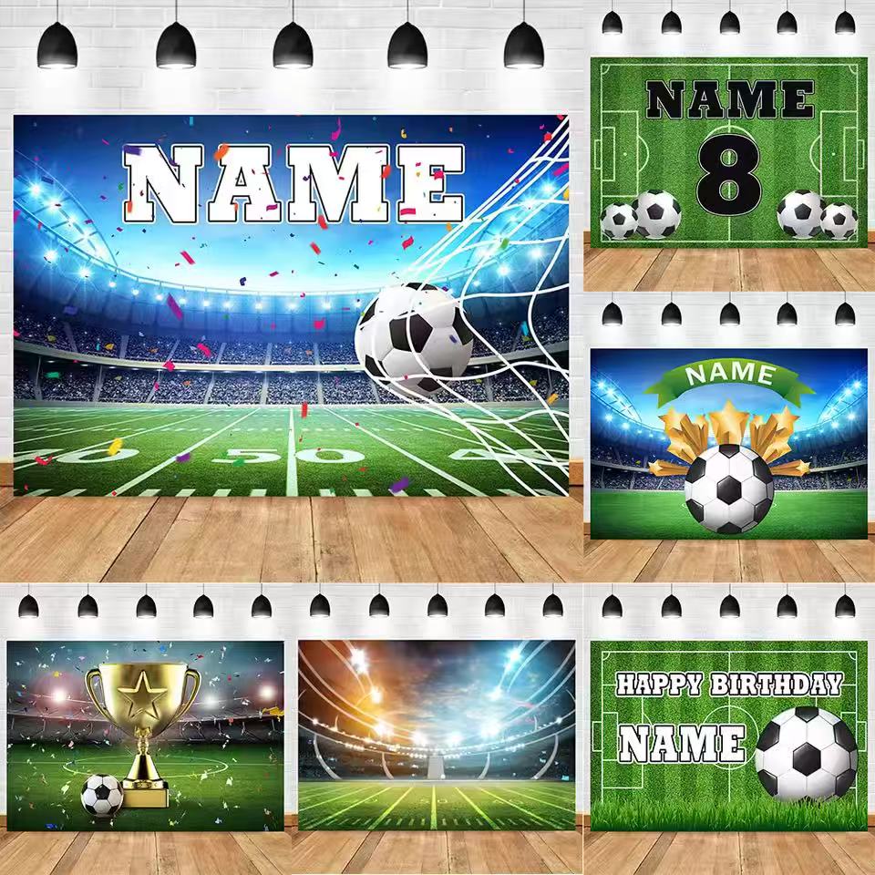 Football Backdrop Customize Na - Photography Lighting Backdrop incelemesi ve fiyatı