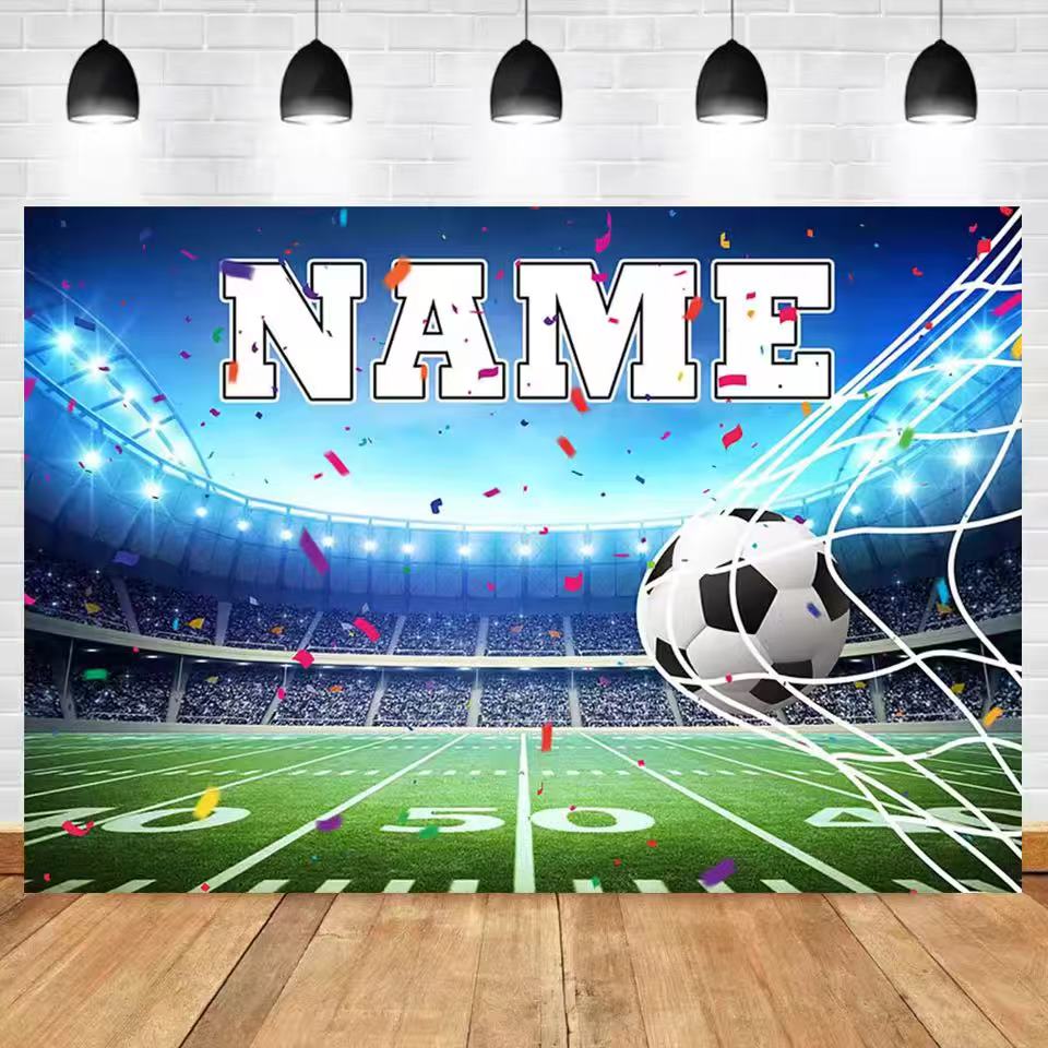 Football Backdrop Customize Na - Photography Lighting Backdrop incelemesi ve fiyatı