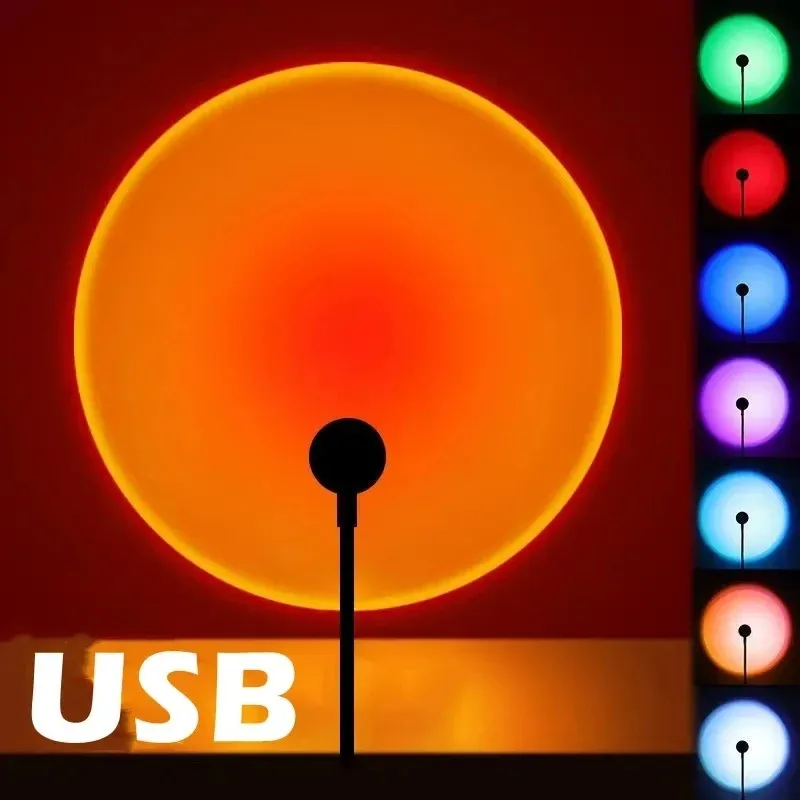 Projection Lamp USB Sunset Rai - Photography Lighting Wall incelemesi ve fiyatı