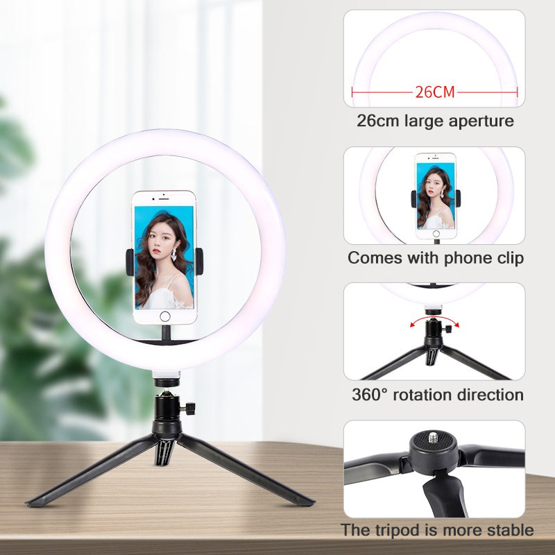 26cm 10 inch Led Ring Selfie L - Photography Lighting Set incelemesi ve fiyatı