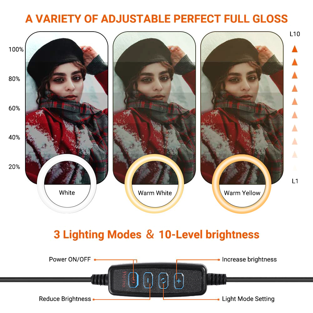 26cm 10 inch Led Ring Selfie L - Photography Lighting Set incelemesi ve fiyatı