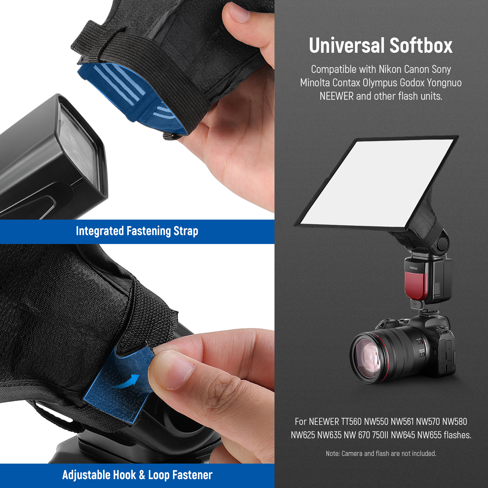 NEEWER Universal Flash Diffuse - Photography Lighting Softbox incelemesi ve fiyatı