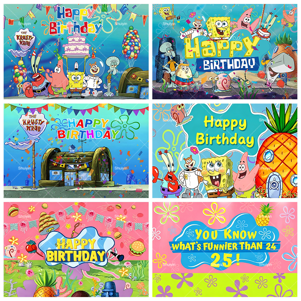 Cartoon SpongeBob Backdrop Chi - Photography Lighting Backdrop incelemesi ve fiyatı