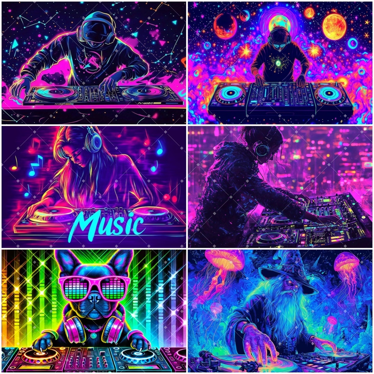 Hip Hop Music DJ Party Decorat - Photography Lighting Backdrop incelemesi ve fiyatı