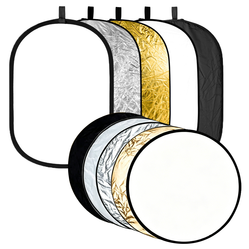 60/80/110CM 5-in-1 Collapsible - Photography Lighting Reflectors incelemesi ve fiyatı