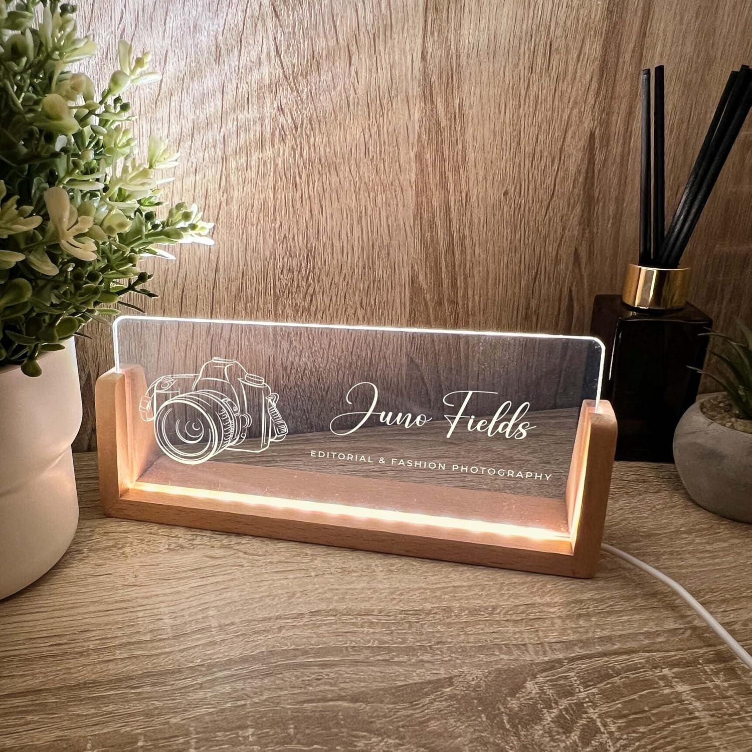 Personalized Photography Desk  - Photography Lighting Name incelemesi ve fiyatı