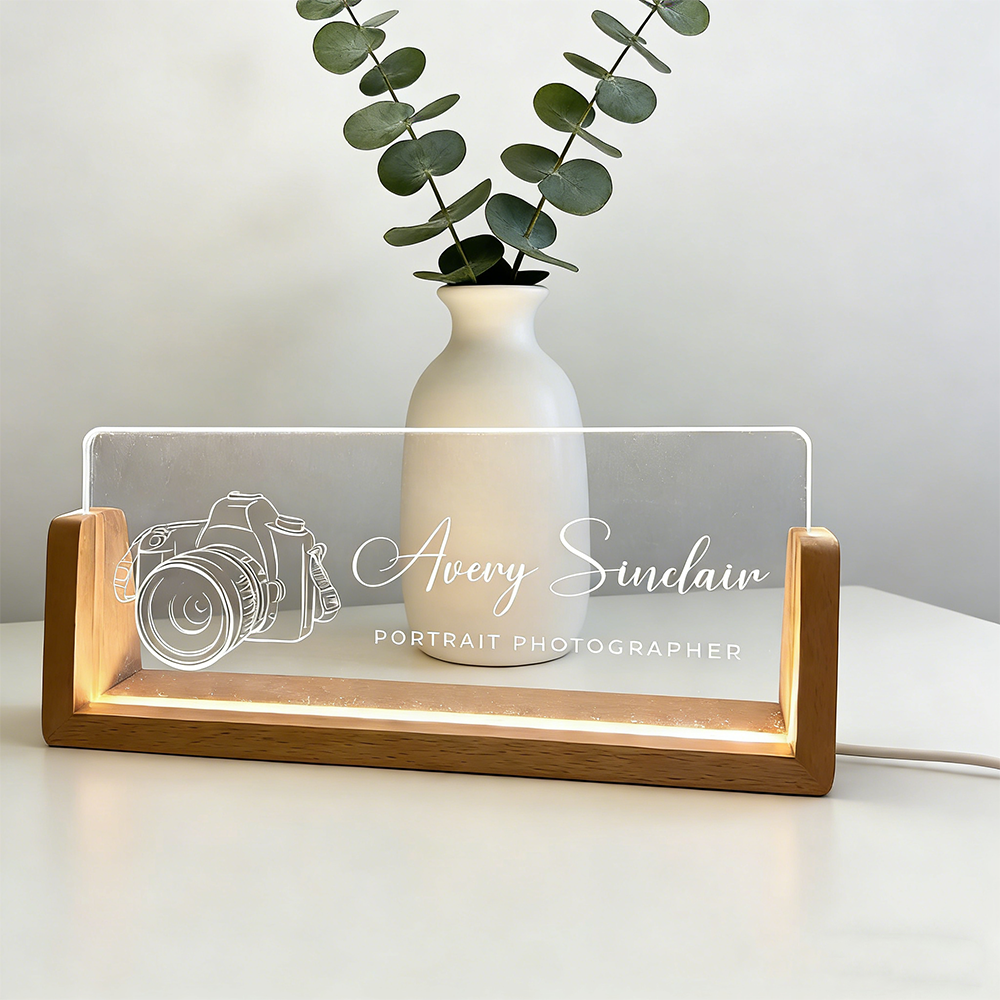 Personalized Photography Desk  - Photography Lighting Name incelemesi ve fiyatı