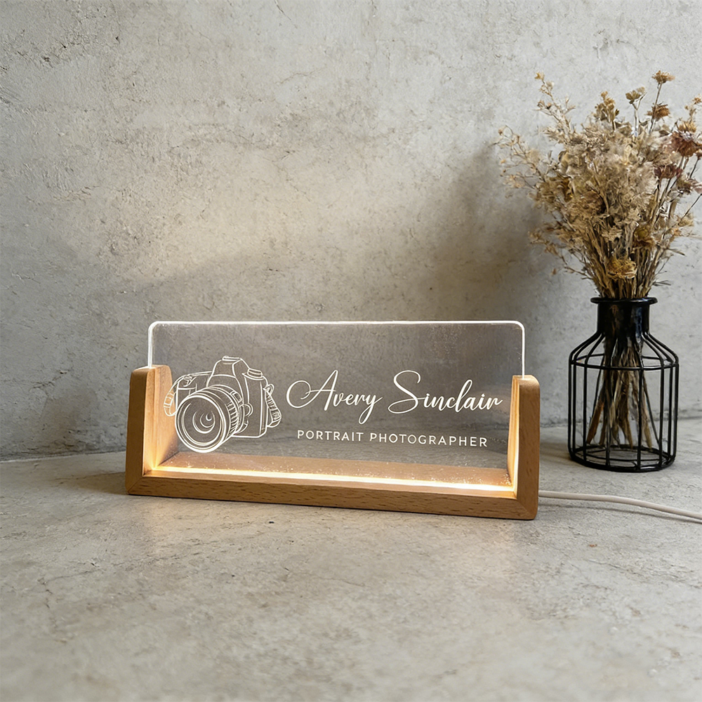 Personalized Photography Desk  - Photography Lighting Name incelemesi ve fiyatı