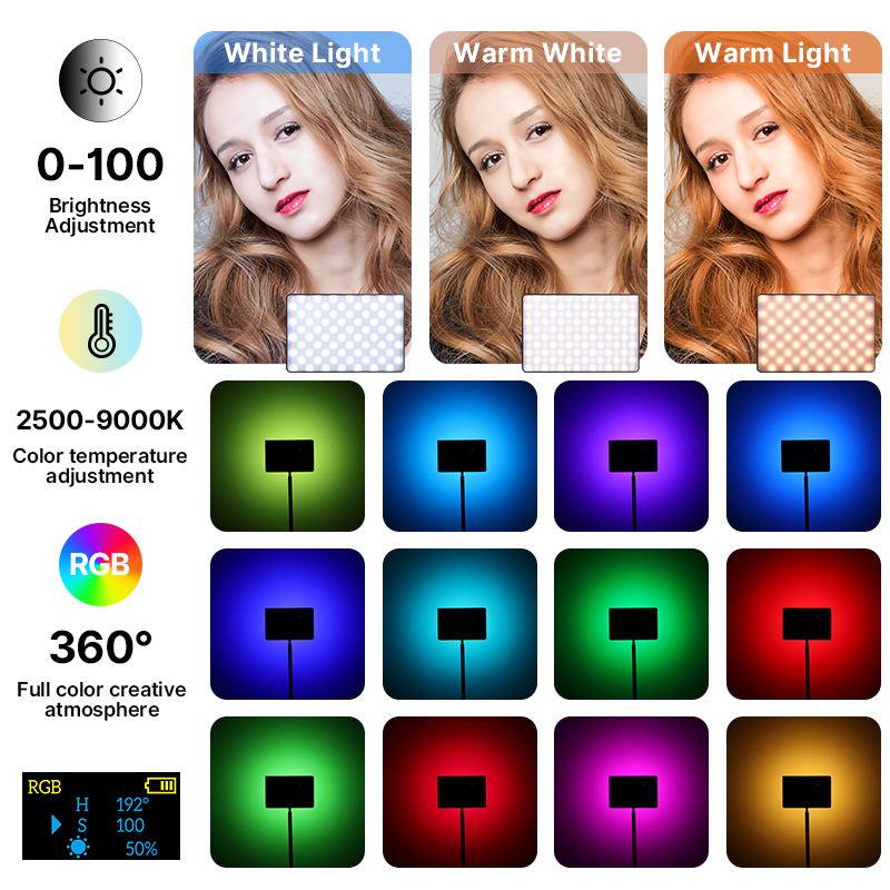 Ulanzi LT003 15W RGB Video Lig - Photography Lighting With Umbrella incelemesi ve fiyatı