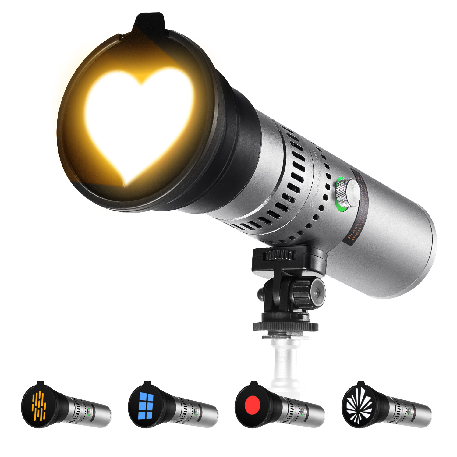K&F CONCEPT SP25C RGB LED Vide - Photography Lighting With Umbrella incelemesi ve fiyatı