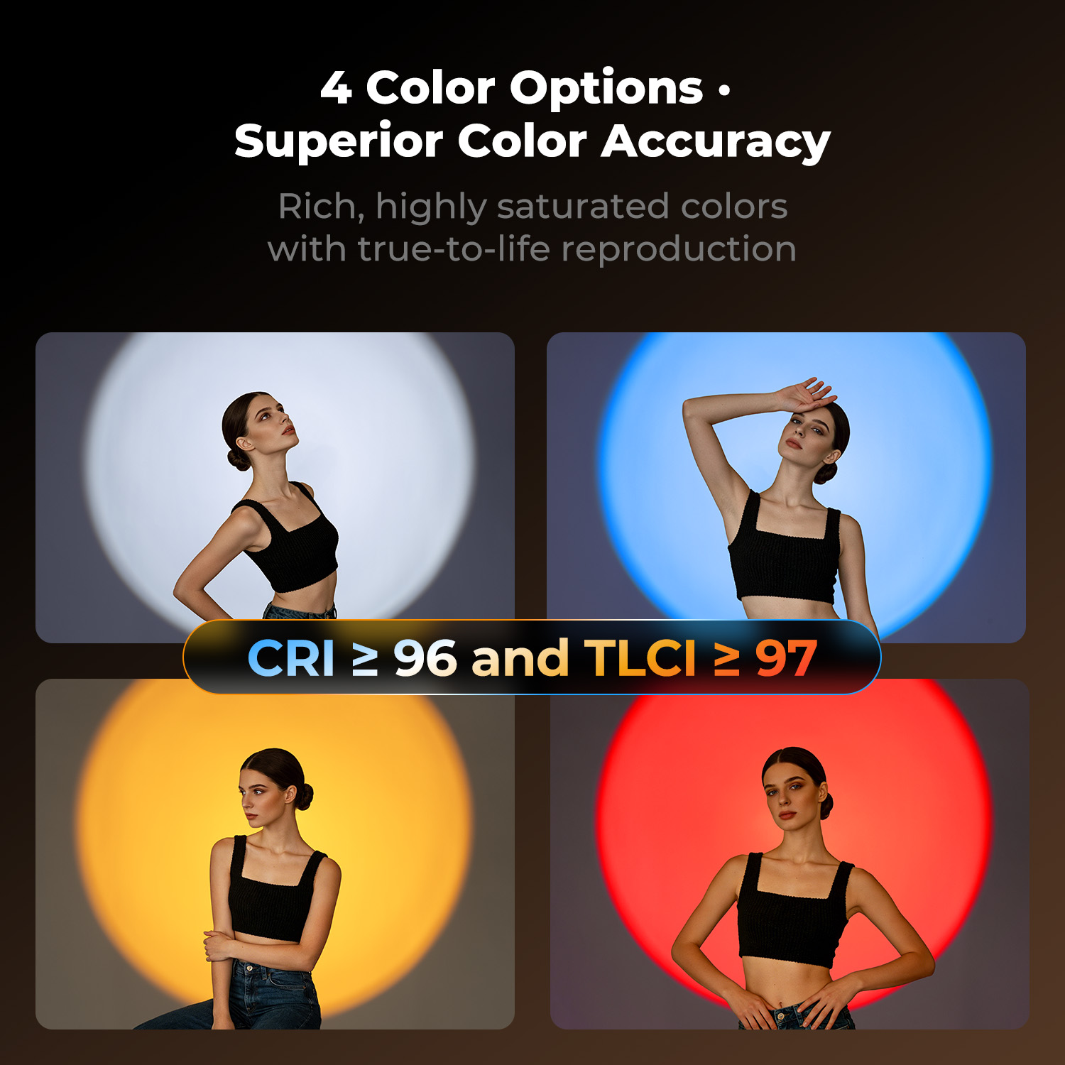 K&F CONCEPT SP25C RGB LED Vide - Photography Lighting With Umbrella incelemesi ve fiyatı