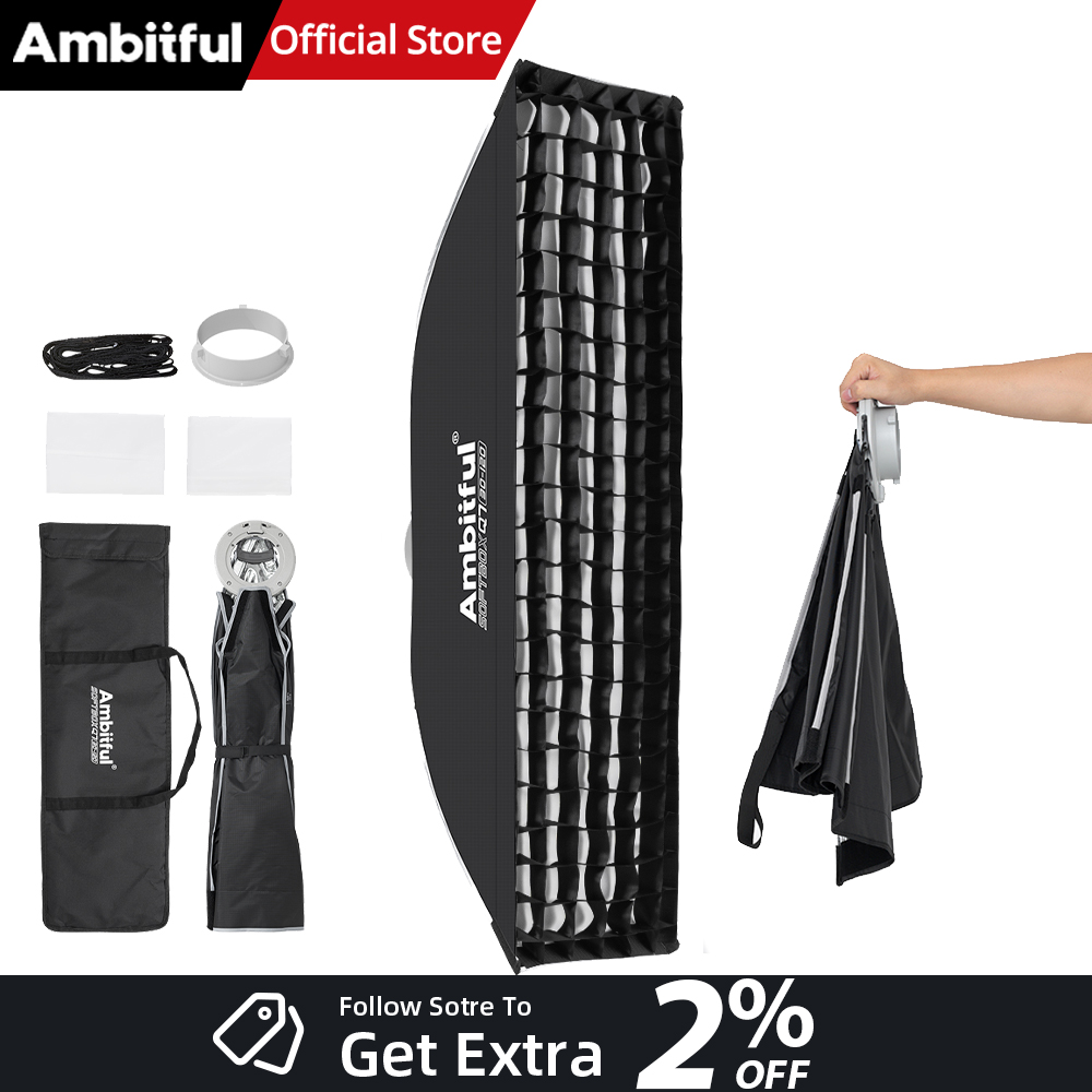 AMBITFUL Q7-II 30*120cm Bowens - Photography Lighting Softbox incelemesi ve fiyatı