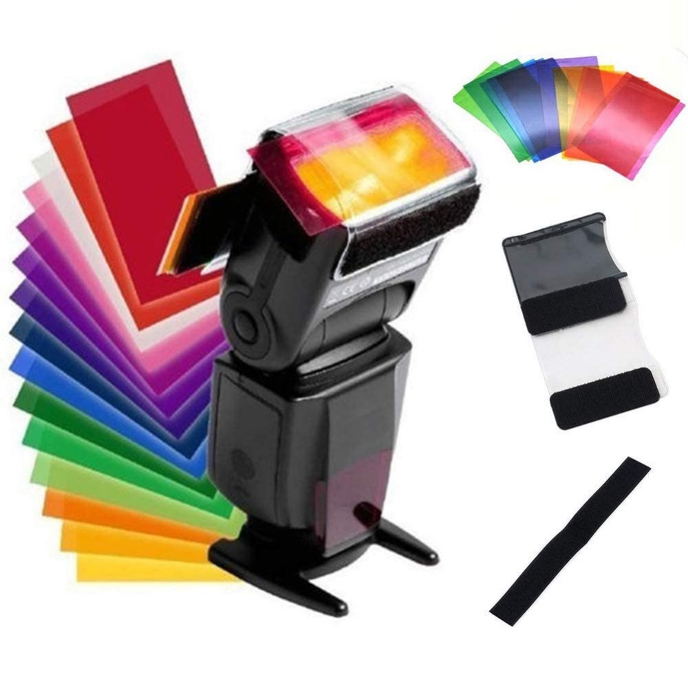 12 Colors Camera Flash Gels Li - Photography Lighting Box incelemesi ve fiyatı