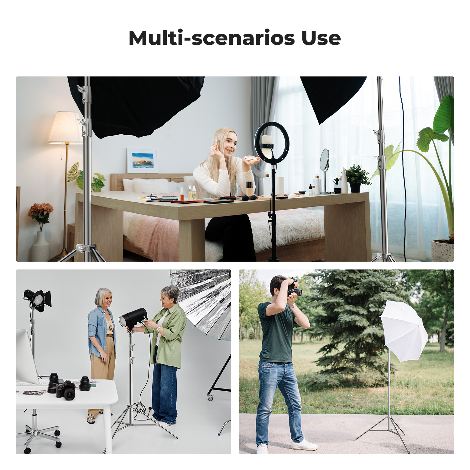 K&F CONCEPT 9.1ft/2.8 Stainles - Photography Lighting Softbox incelemesi ve fiyatı