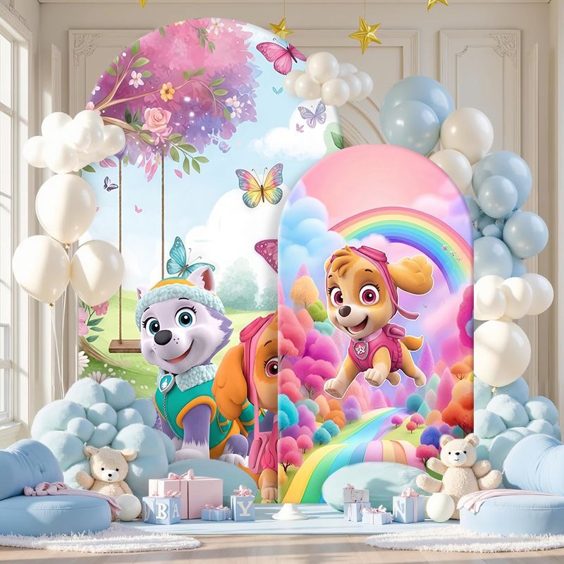 Paw Patrol Arch Backdrop Cover - Photography Lighting Backdrop incelemesi ve fiyatı