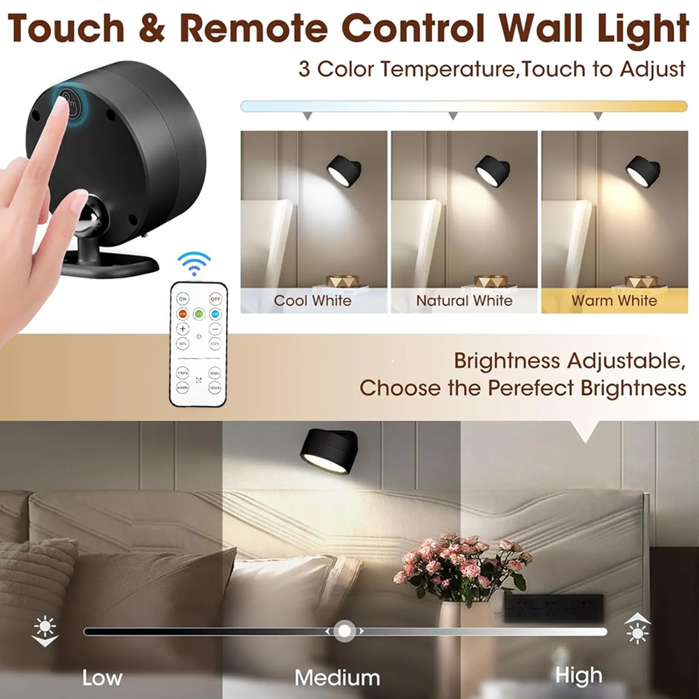 Magnetic LED Wall Light Night  - Photography Lighting Wall incelemesi ve fiyatı