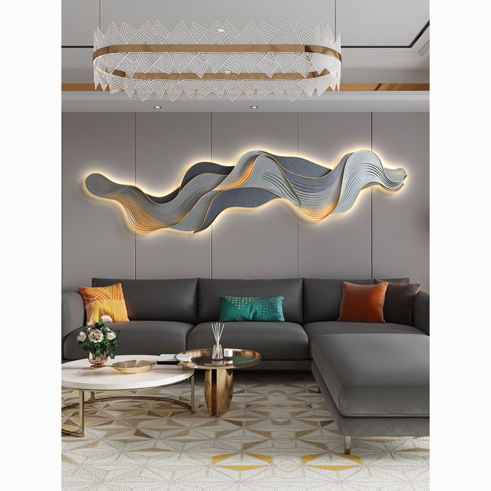 Mountain light luxury sofa bac - Photography Lighting Wall incelemesi ve fiyatı