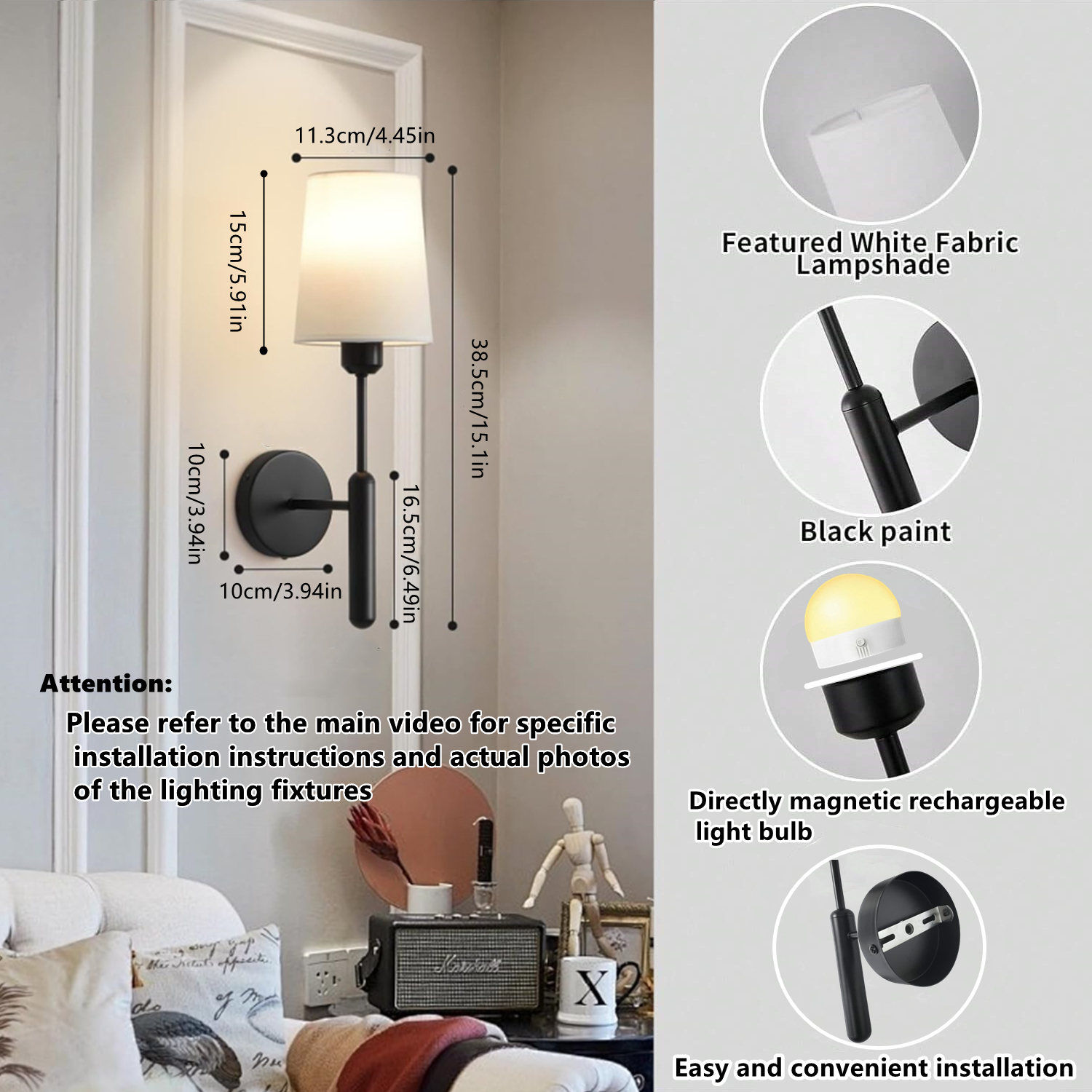 Wiring-Free Rechargeable Batte - Photography Lighting Wall incelemesi ve fiyatı