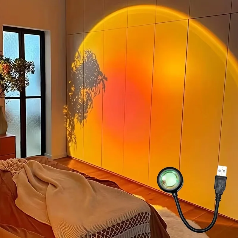 Mini USB ED Sunset Lamp Nightl - Photography Lighting Wall incelemesi ve fiyatı