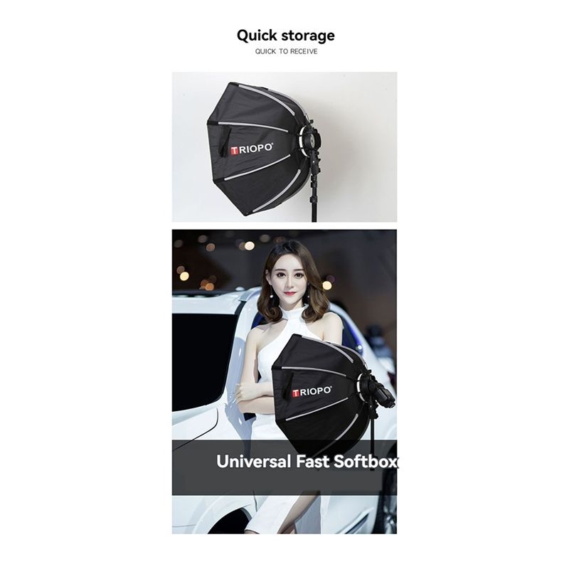 TRIOPO KX 65Cm Octagon Softbox - Photography Lighting Umbrella incelemesi ve fiyatı