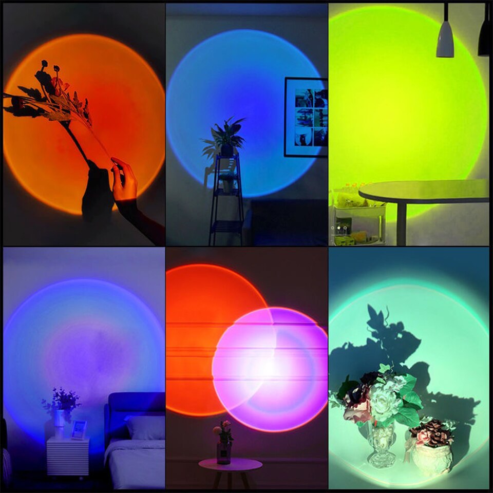 ZK40 LED Sunset Lamp Nightligh - Photography Lighting Wall incelemesi ve fiyatı