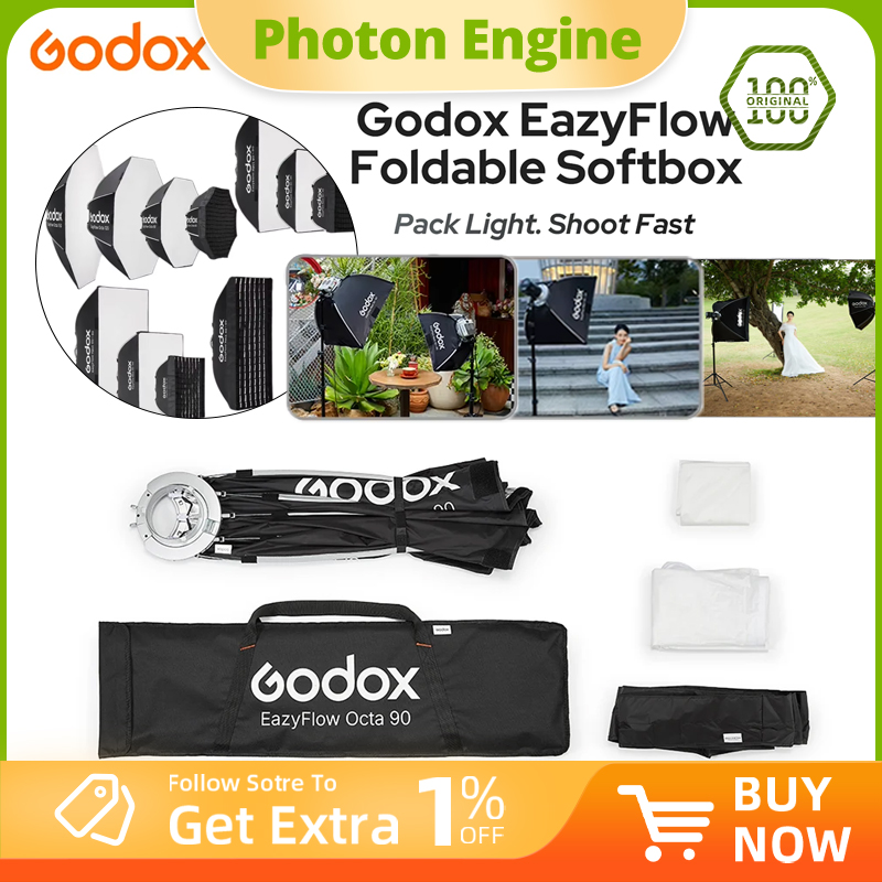 Godox EazyFlow series Foldable - Photography Lighting Softbox incelemesi ve fiyatı