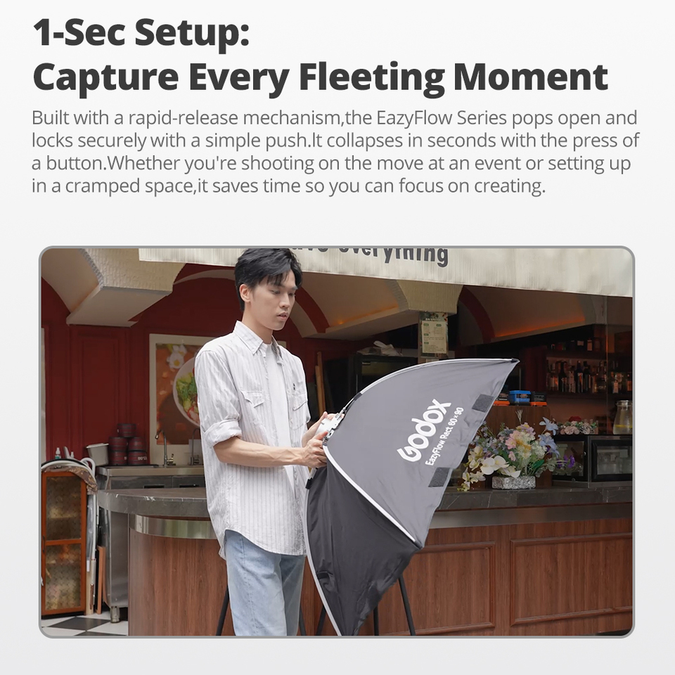 Godox EazyFlow series Foldable - Photography Lighting Softbox incelemesi ve fiyatı